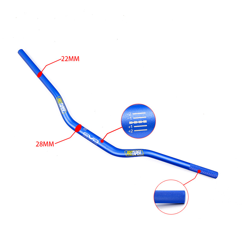 Cross-country motorcycle universal aluminum alloy high-strength handlebar 28MM variable handle faucet direction handle