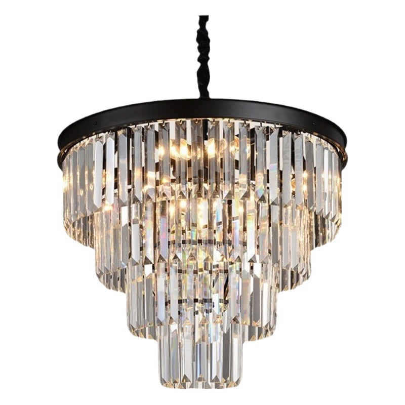 Suministro transfronterizo candelabro de dormitorio de techo americano candelabro de cristal americano transfronterizo candelabro de dormitorio de varias capas