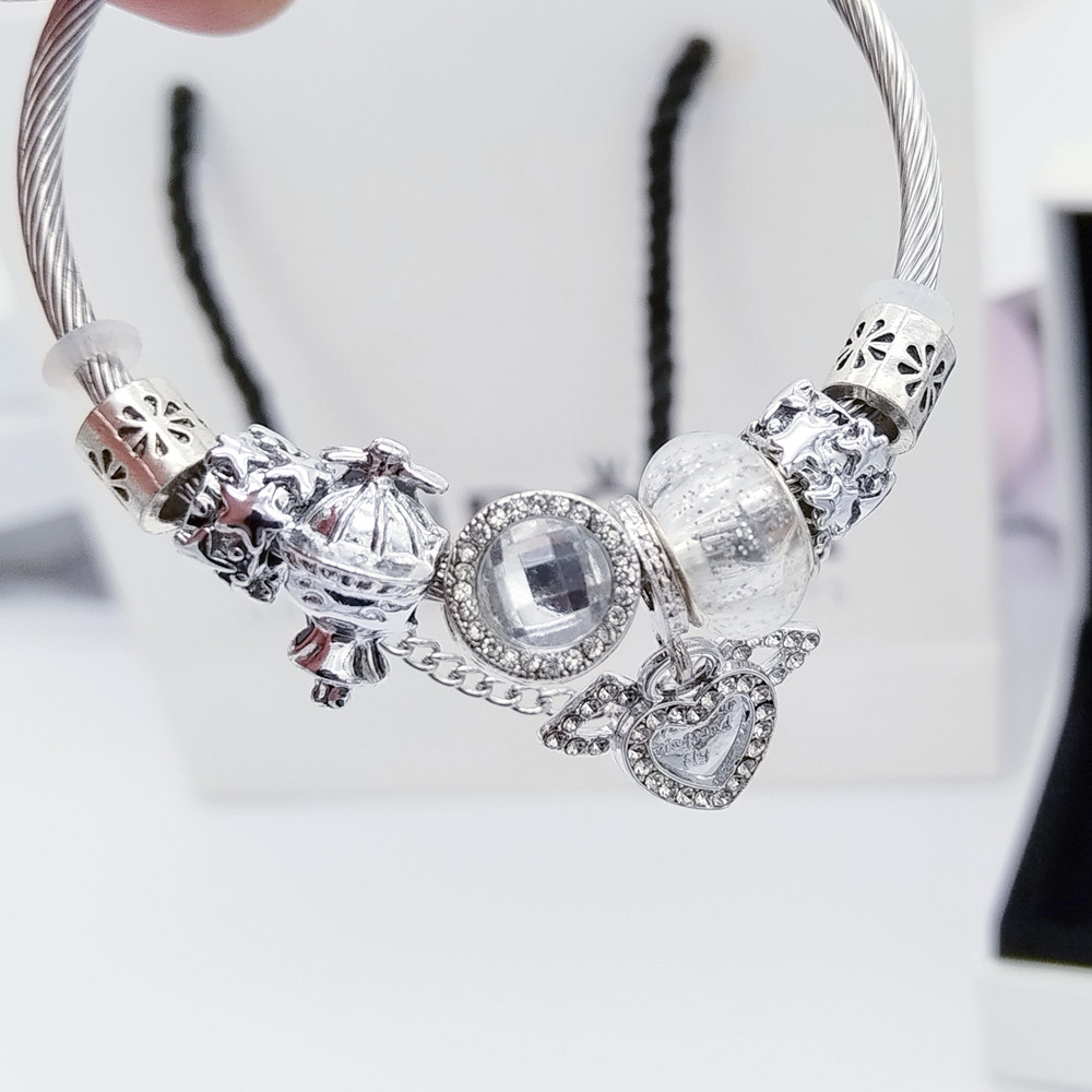 Holiday, Daily, Street Occasion Simple Style Geometric Heart Shape Alloy Wholesale Bracelets
