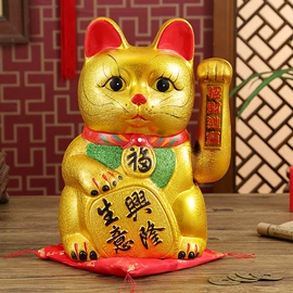 招财猫;陶瓷工艺品;无纺布袋