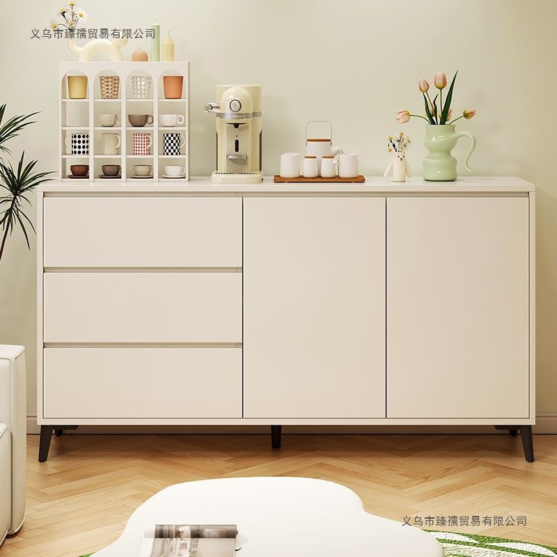 Cream Style Sideboard Home Kitchen Storage Cabinet Living Room Storage Cabinet Wall Cabinet Storage Cabinet Cupboard Tea Cabinet