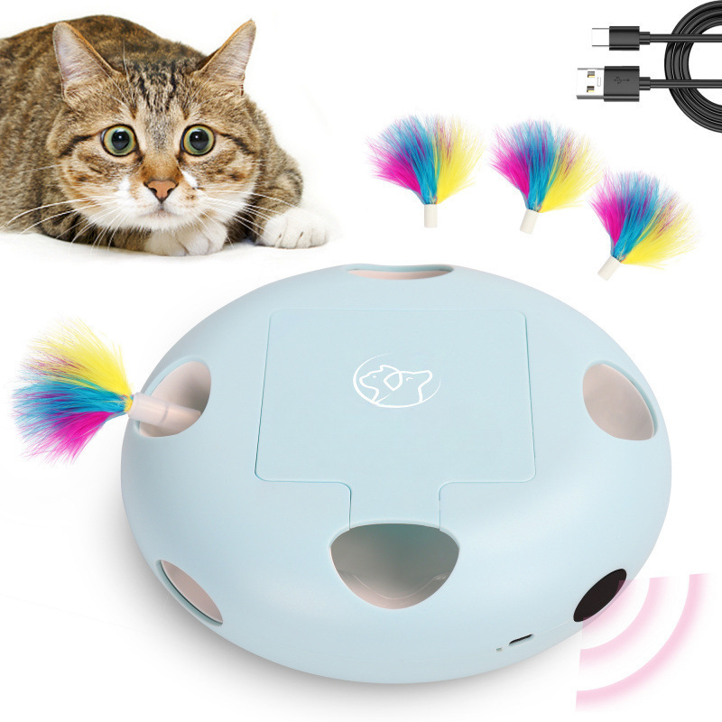电动智能猫玩具自嗨解闷神器猫咪用品自动逗猫棒高级批发包邮代发|undefined