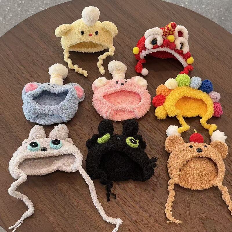 Handmade Hats, Headgear, Plush Pig, Ratatouille Bear, Kt Cartoon Dolls, Crochet Accessories, Decorative Toys, Doll Clothes