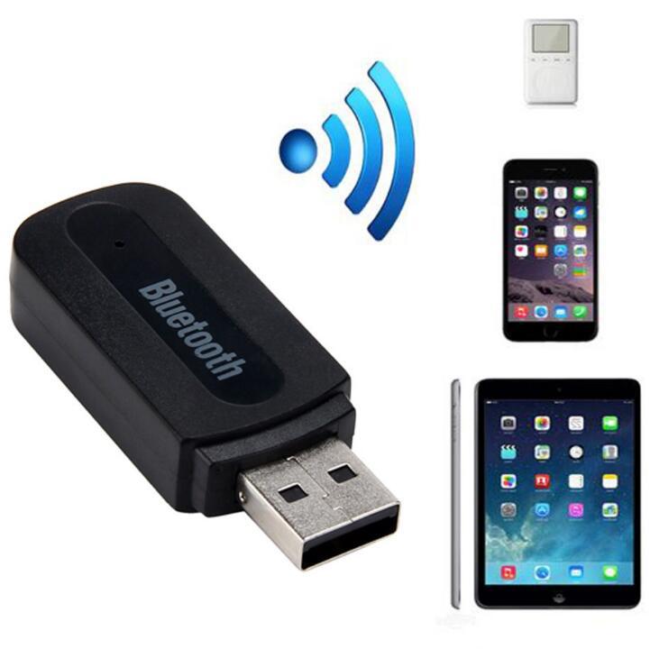 BT163 Music 3.5mm Audio Bluetooth Adapter Car Speaker USB Receiver_voghion.com