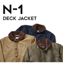 男侍道ノンストック海軍N-1デッキ服メンズ厚手デックn 1ウールインナージャケットジャケット