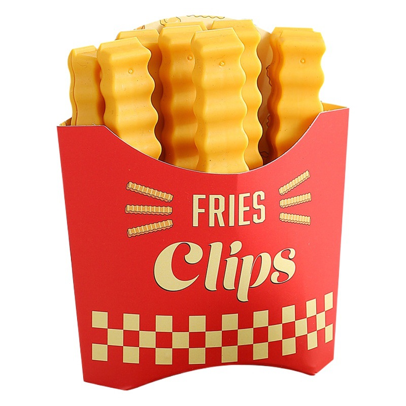 Papas fritas clip de sellado de alimentos para el hogar a prueba de humedad clip de sellado refrigerador etiqueta magnética clip de bocadillo clip de sellado de plástico tira de sellado