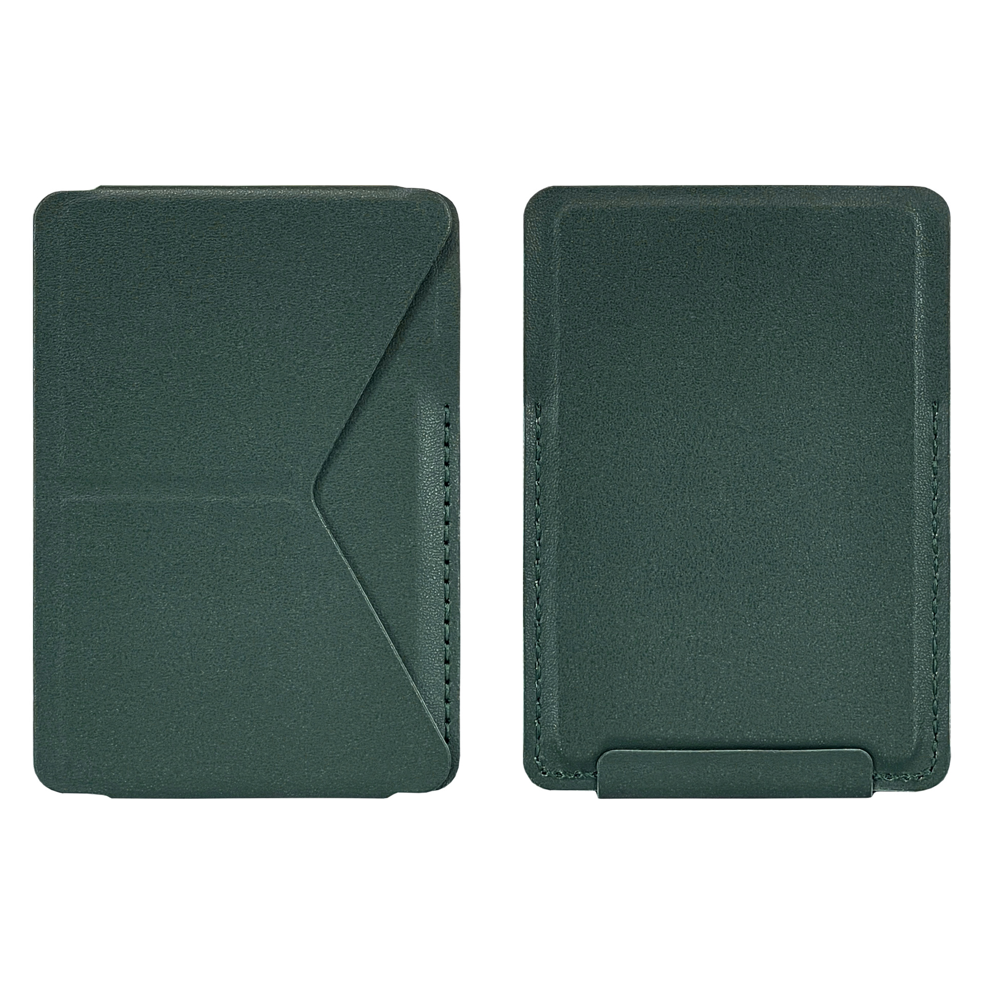 Soporte de bolsa de tarjeta de teléfono móvil de cuero PU magnético plegable para escritorio adecuado para productos de la serie Apple IPHONE que pueden imprimir LOGO