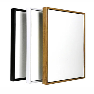 Wholesale Oil Painting Frame Outer Frame Free Mounting Frame L-Shaped Frame Strip Decorative Frame Narrow Edge Inner Frame Plus Outer Frame with Canvas Picture Frame