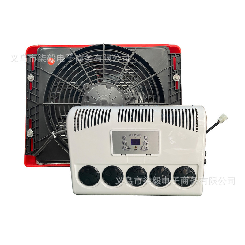 Large truck parking air conditioner 24v refrigeration modification all-in-one vehicle 12v electric RV DC car excavator