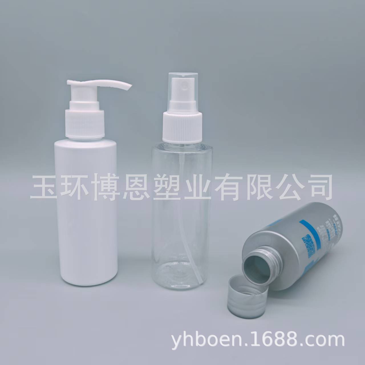 厂家供应120ml平肩压泵头瓶 PET材质鸭嘴塑料瓶 洗发沐浴露按压瓶