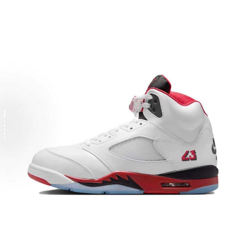 Zapatos Pitian puros AJ5 zapatos de hombre cómodos ociosos amortiguadores antideslizantes zapatos de mujer pareja zapatos de baloncesto retro fábrica directa image 3