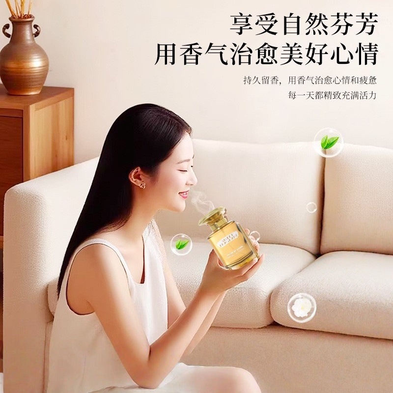 2026 New Model Car Fragrance with Long-Lasting Scent, High-End Car Odor Removal Perfume for Five-Star Hotels