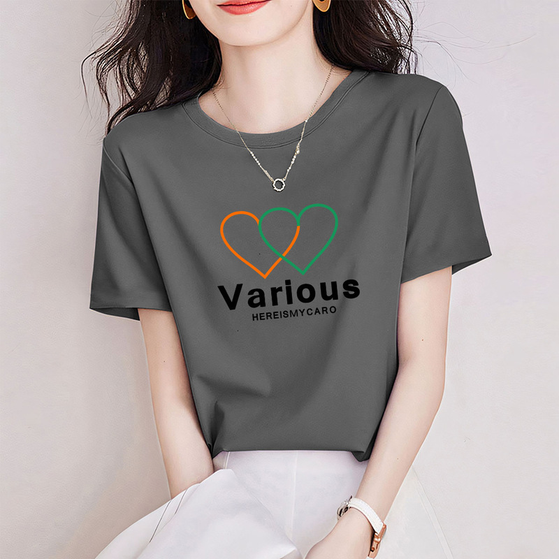 夏に着る女性用高級半袖Tシャツ、ファッショナブルでゆったりとした外国風の年齢軽減トップス、右肩Tシャツトップス|undefined