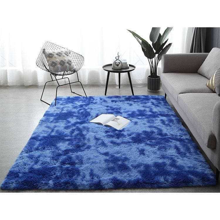 Alfombra de lana de seda transfronteriza Alfombra de sala de estar de pelo largo, resistente a la suciedad y fácil de cuidar, alfombrilla antideslizante para uso doméstico