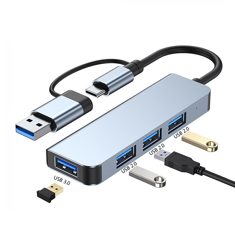 Ocho en uno estación de acoplamiento usb3.0 estación de expansión lector de tarjetas TF/SD estación de expansión para portátil usb hub