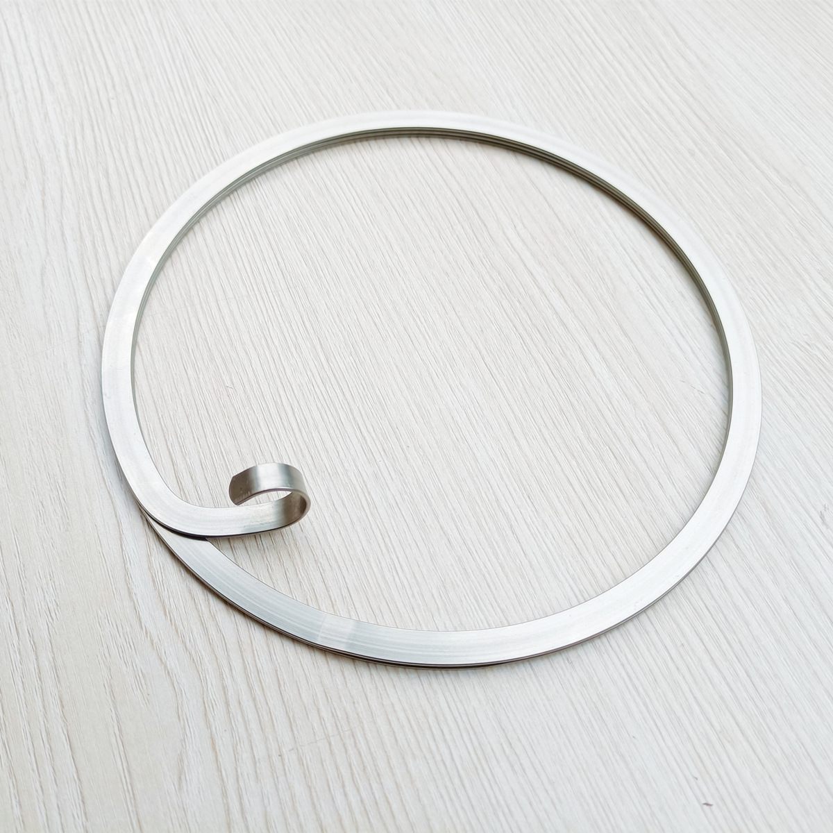 反渗透膜壳端盖密封圈承压头止推环不锈钢挡圈密封叠环扁线卡圈