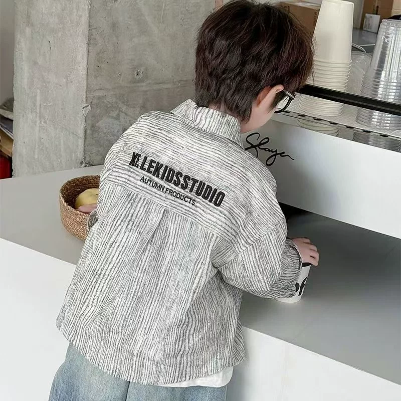 Autumn spring trend shirt for boys