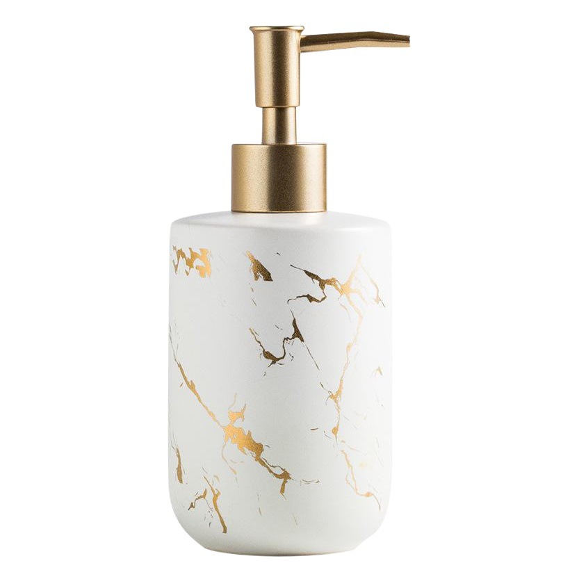 Nórdico simple mano de cerámica desinfectante botella Champú gel de ducha desinfectante sub-botella baño inodoro botella de prensa