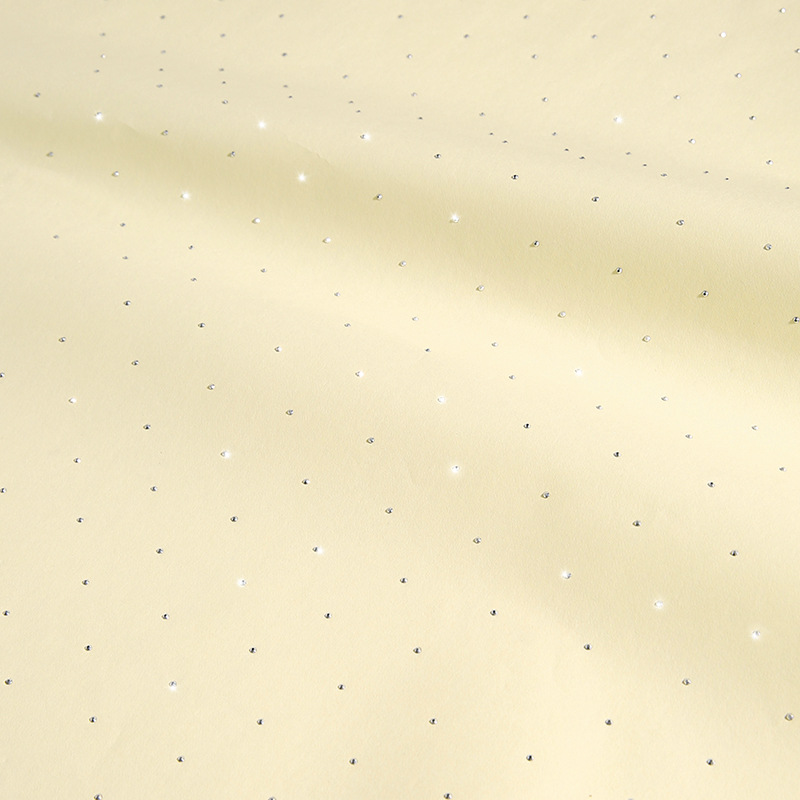 Huaxi Navidad papel de embalaje fantasma serie con diamante de papel de brillo de alto grado florista regalo florista embalaje de flores