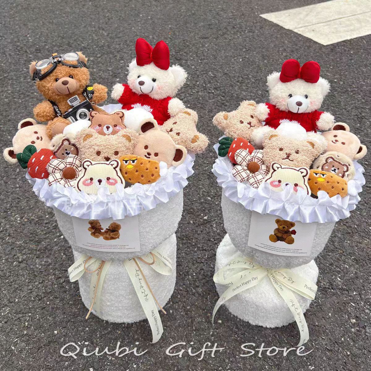 Regalo de Año Nuevo, muñeca Kuromi, ramo de dibujos animados, flor eterna, regalo de cumpleaños para niñas y novias