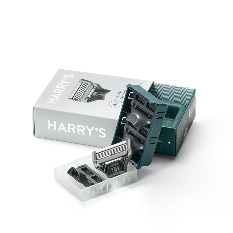 适用于Harry s手动剃须刀头刮胡刀5层刀头 harrys剃须刀片-阿里巴巴