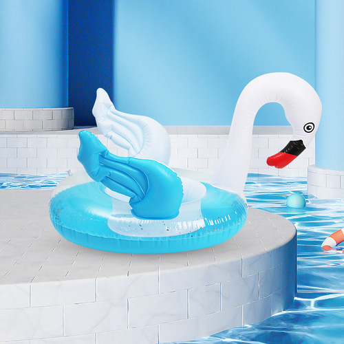Summer thickened children's swimming ring seat ring baby handle round seat ring children's swimming ring swimming boat wholesale