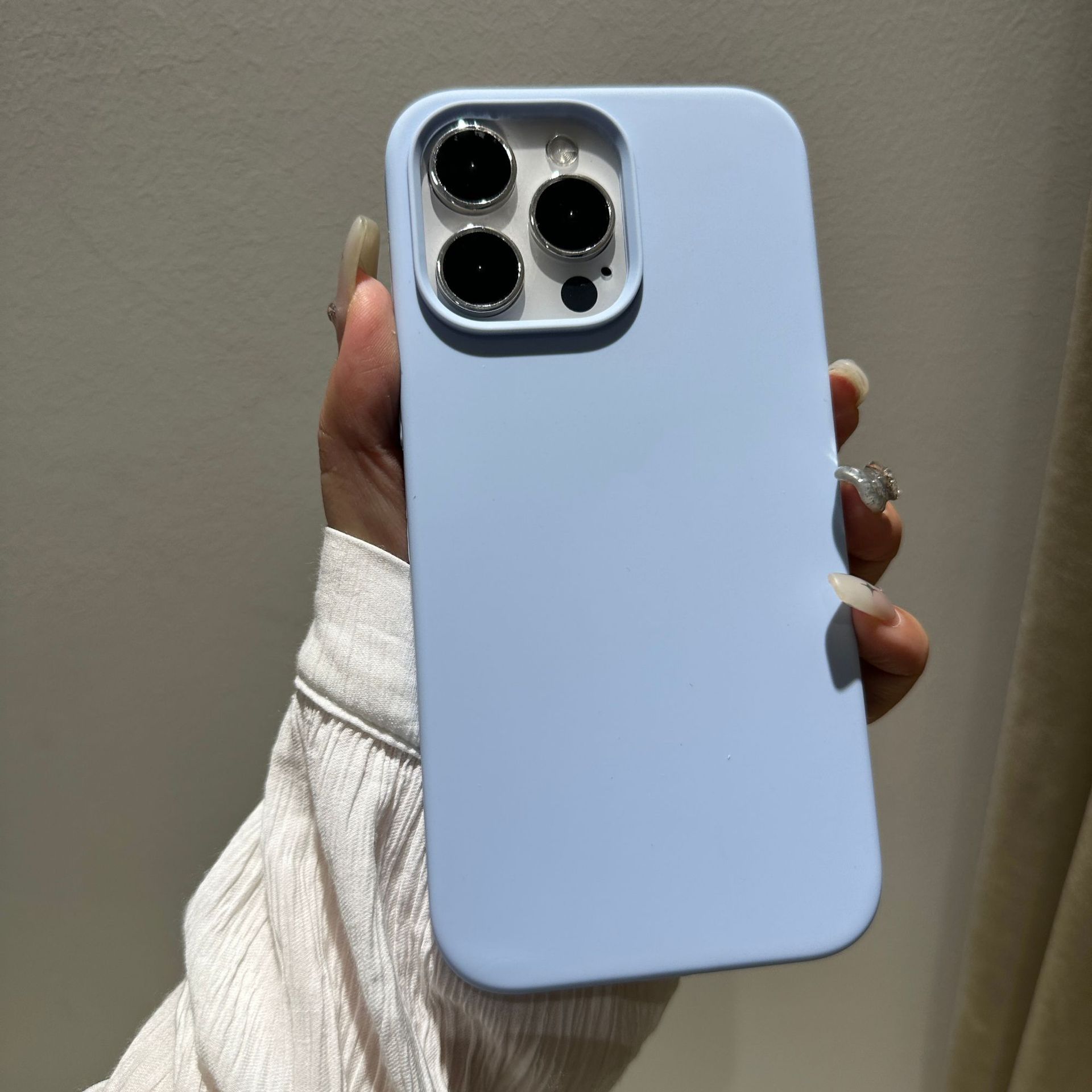 Adecuado para iphone12 funda de silicona líquida Apple 11pro piel sensación esmerilado 12max con LOGO pelusa teléfono caso