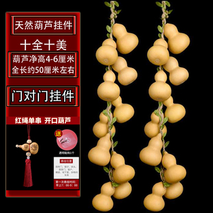 Natural Gourd Pendant Solves Home Door-To-Door Pendant Living Room Decoration Living Room Bedroom Red Small Gourd String