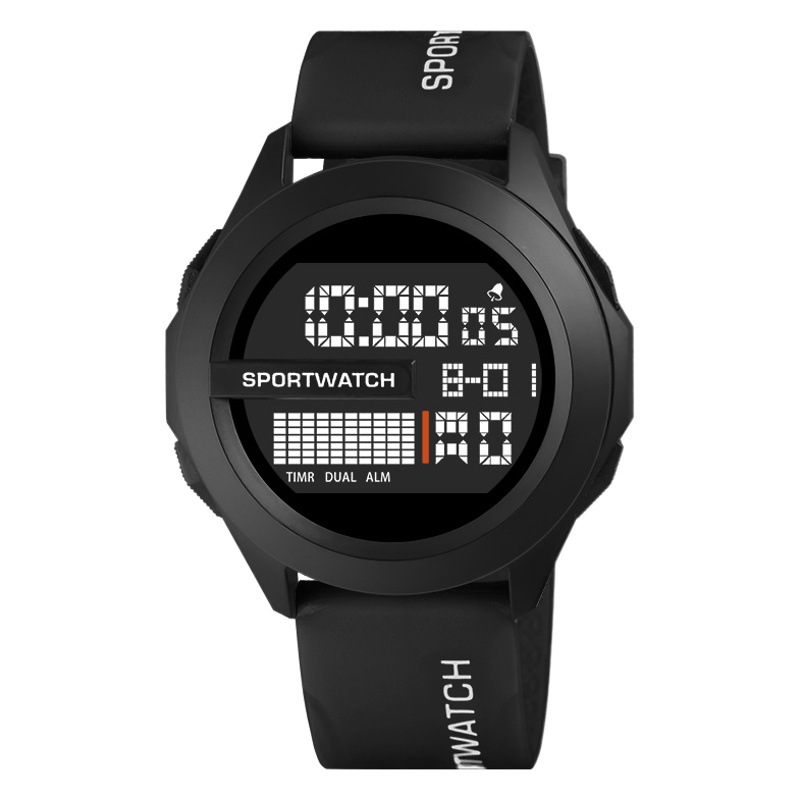 Nuevo reloj electrónico tecnológico para hombre, multifuncional, luminoso, moderno, adecuado para estudiantes de secundaria y preparatoria, cronógrafo, para correr, reloj digital de moda para estudiantes.