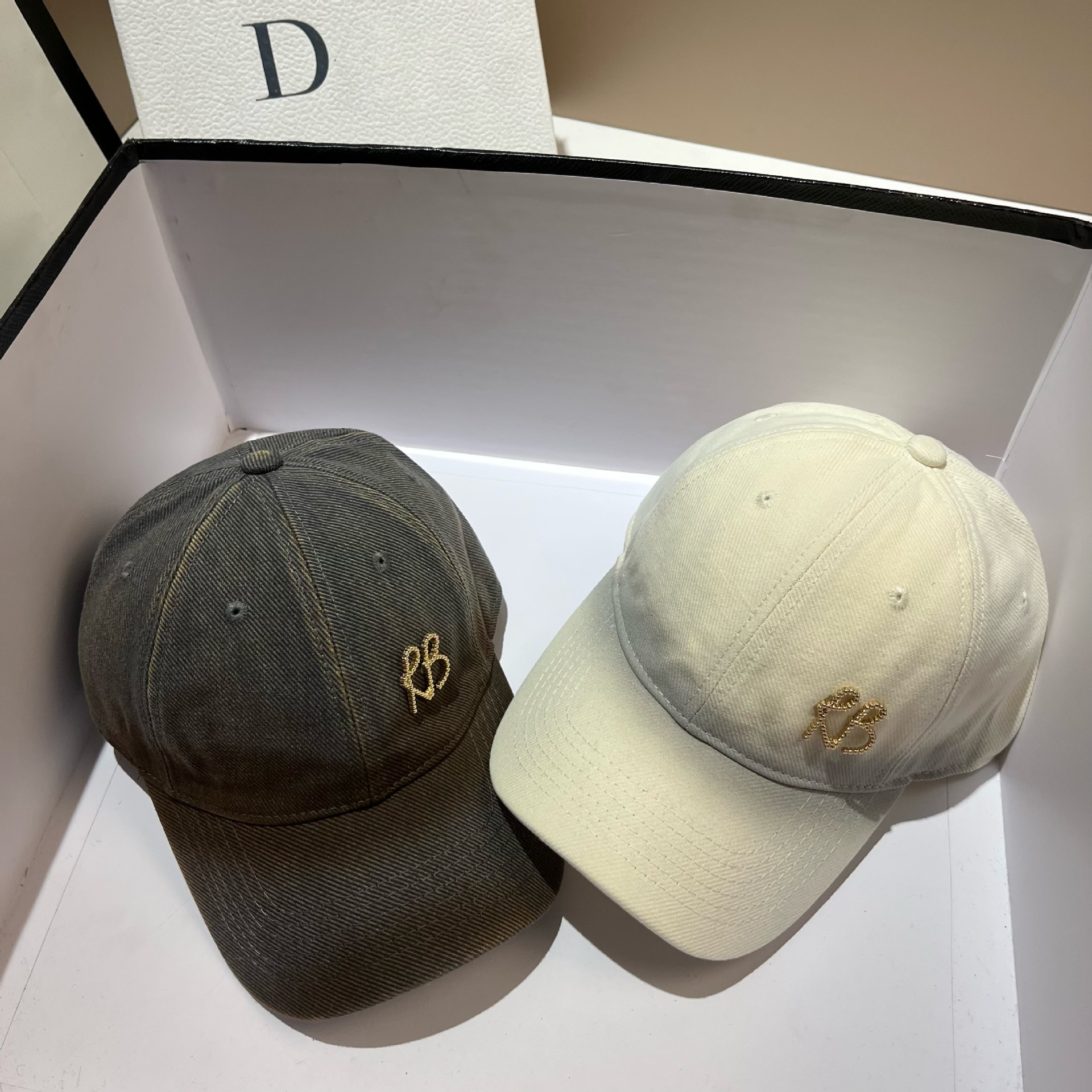 RB-Baseballmütze mit Farbverlauf für den Frühling und Sommer, neue Outdoor-Sport-Freizeitmütze, modische und vielseitige Entenschnabelmütze_voghion.com