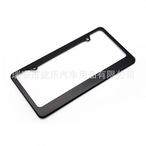 Cross-border Amazon US specification aluminum alloy car license plate frame license plate frame American stainless steel license plate modification
