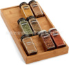 direct deal.Custom made bamboo.Spice Rack Drawer Spice Rack Kitchen cruet Finishing rack