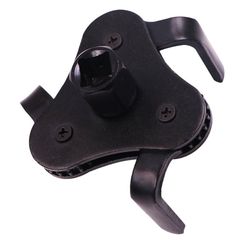 Llave de filtro de tres garras de pie plano Llave de rejilla de aceite Llave de filtro de máquina ajustable de dos vías Llave de filtro de desmontaje Llave de filtro