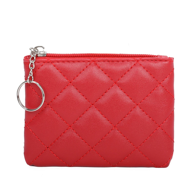 Wallet, shoulder bag, polyurethane short small coins with zipper, cards, storage bag, 2022 collection