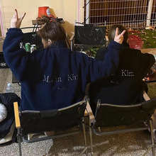 韩国小众潮牌MatinKim羊羔毛拉链外套加厚保暖摇粒绒夹克女