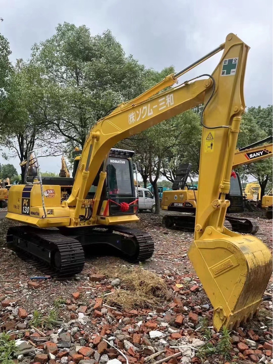 Exportaciones nacionales y extranjeras de segunda mano 130 excavadoras Komatsu Carter 312 importación de compras