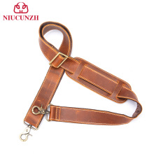 NIUCUNZH疯马皮复古肩托肩带可任意调节男挎包肩带金属男士单肩包