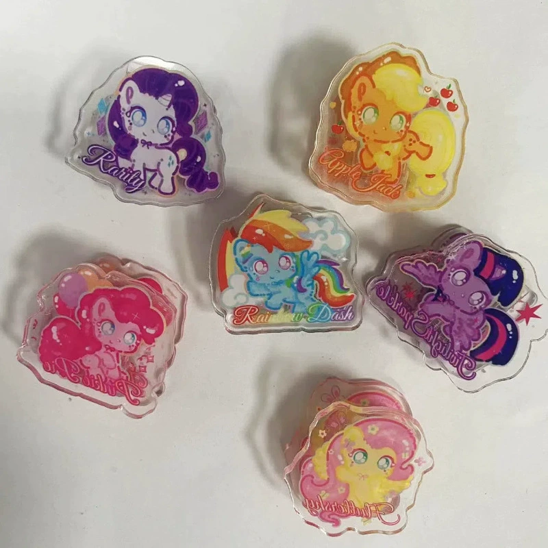 Мультипликационная заметка милый акриловый пони Поли pp двусторонний клип