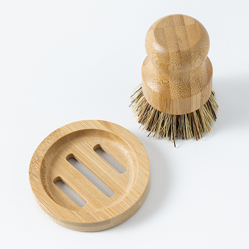 Nanzhu 코코넛 야자 + 둥근 대나무 홀더