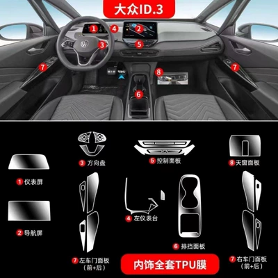 Interior film specifically designed for the: Car interior film - full-interior-set