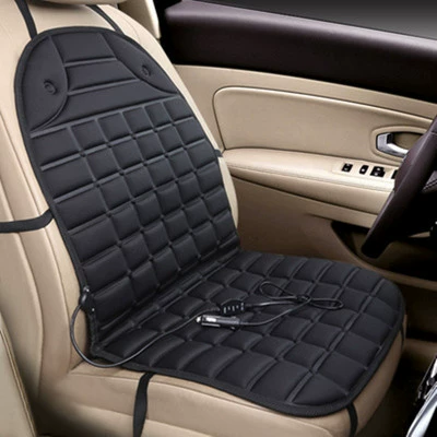 Winter Car Heated Seat Cushion Seat cushion, seat cover - checkered-black
