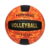 B snake skin pattern black orange volleyball