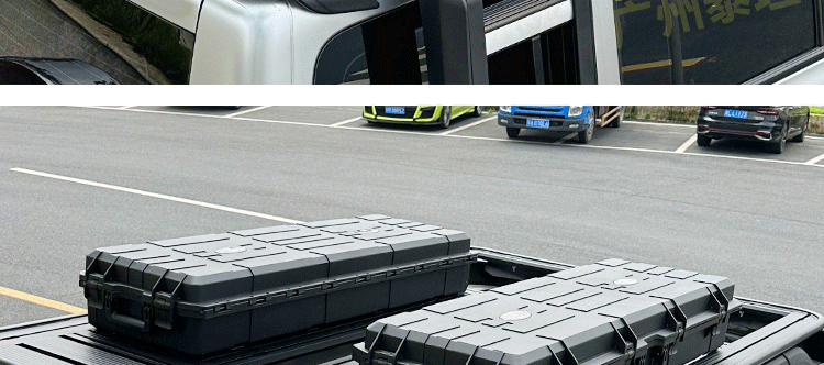 Universal car travel large-capacity roof luggage box, roof equipment box, three-proof car-mounted explosion-proof box