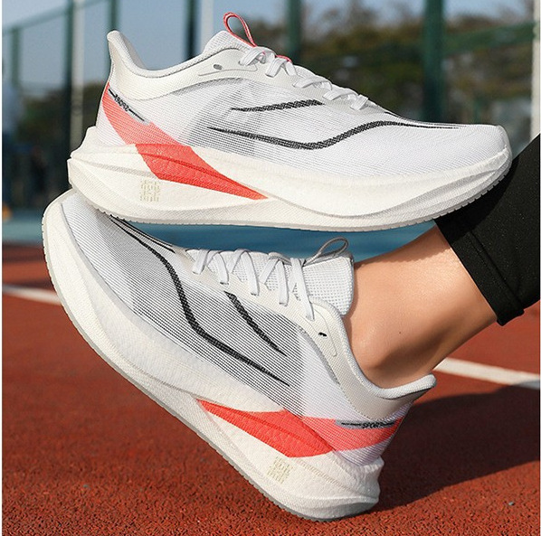 Feidian 5C Full-Length Carbon Plate Running Shoes Men's Shoes High School Entrance Examination Sports Students Older Children Breathable Professional Racing Sports Running Shoes