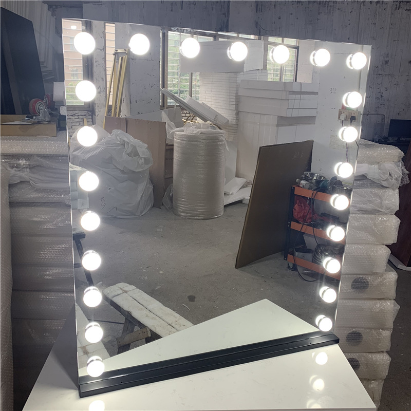 싱글 화장거울 90*100 높이[세로형] 블랙 베이스