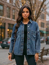 F 36476 ashed Split Hem Denim Shirt ˮϴ����ţ�г��� �羳ר