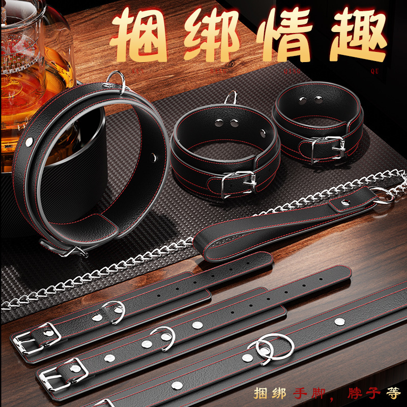 Adulto sp juguetes sexuales sm set para hombres y mujeres juguetes sexuales manos y pies esposas coqueteo parejas ayudas sexuales entrenamiento