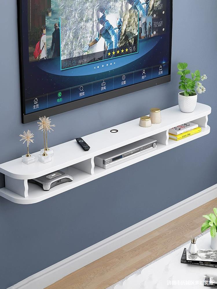 My Wall-Mounted Tv Cabinet Hangs on the Wall Suspended Simple Modern Minimalist Living Room Bedroom Small Apartment Ultra-Narrow Tv