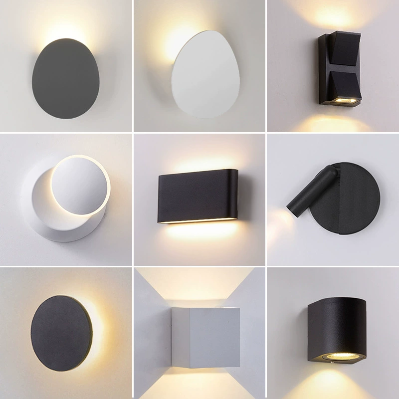 Современный минималистичный открытый водонепроницаемый светодиодный настенный светильник патио настенный светильник креативный проход лестничный коридор гостиная прикроватная лампа