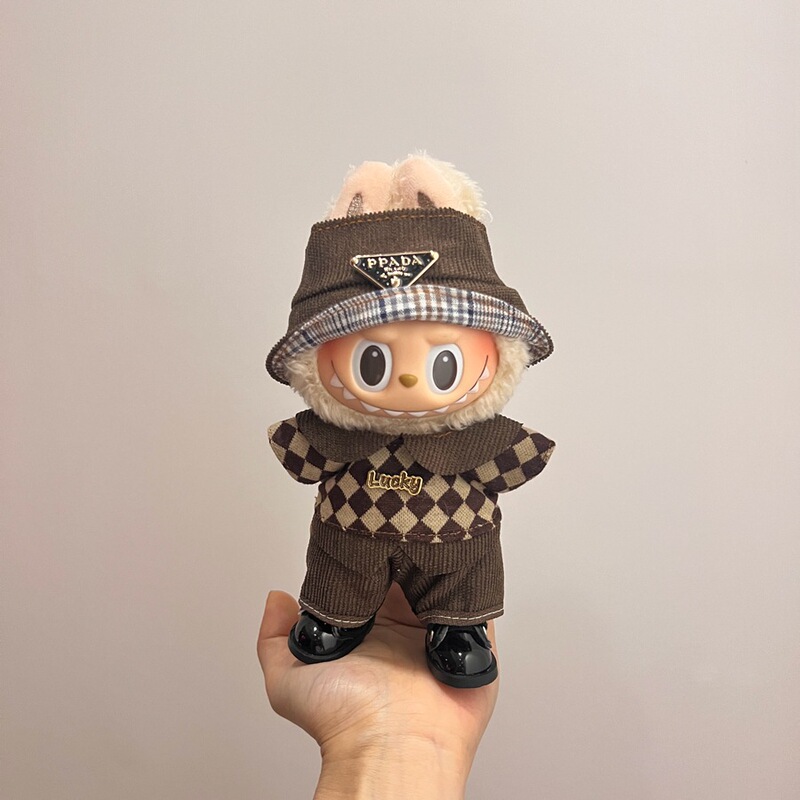 ラブブー ラブブー ベビー服 1代目、2代目、3代目 17cm ペンダント ぬいぐるみ 服セットのみに適しています。|undefined